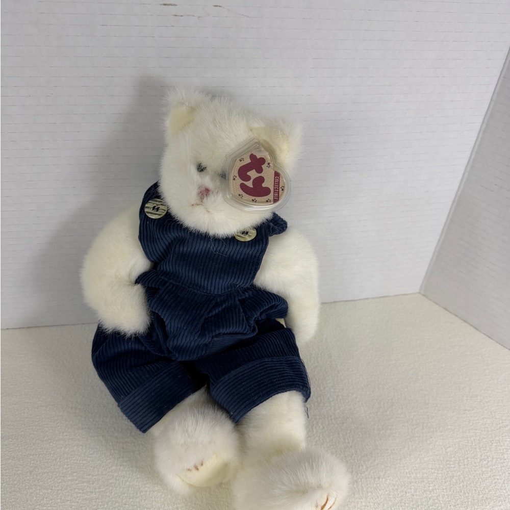 Vintage Ty Attic Treasures Ivory‎ Teddy Bear (Style 6062) ~9” - Picture 6 of 8